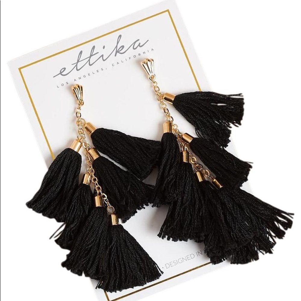 [Sold] Ettika Day Dreamer Tassel Earrings
